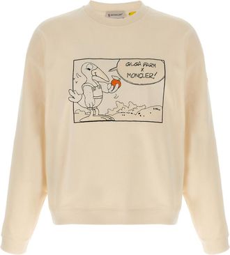 Moncler White Gilga Farm Sweatshirt