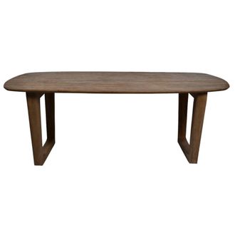Moloo de comedor 8 personas de 200 cm madera cepillada