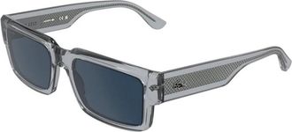 Lacoste Rechthoekige Zonnebril - unisex - Zonnebrillen - Grijs - 55 MM - Accessoires