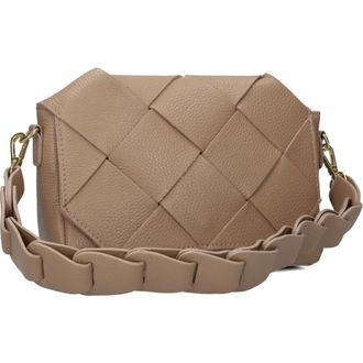 Notre-V Tassen, Dames, Bruin, ONE Size, Leer, Crossbodytas