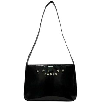 Celine Pre-owned Shoulder Bags, female, Black, Size: ONE SIZE Pre-owned Vintage Shoulder Bag