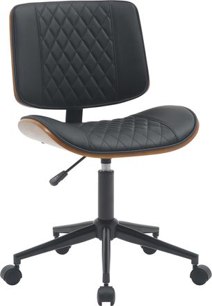 Clp Silla De Oficina Plover Polipiel Nogal/negro