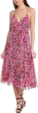 Reiss Pippa Strappy Printed Midi Dress