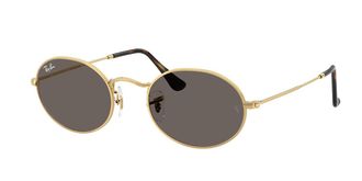 Ray-Ban RB3547N Oval 001/B1 Mens Sunglasses Gold Size 51