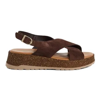 Tamaris Tamaris, Flat Sandals, female, Brown, Size: 11 US Wedge Sandal