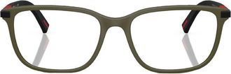 Prada Demo Square Mens Eyeglasses PS 02RV 15X1O1 56