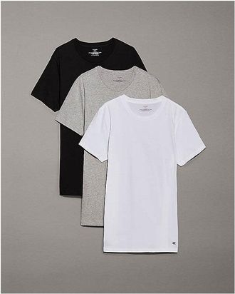 Calvin Klein Heren 3-Pack Heren Korte Mouwen T-shirts