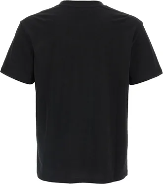 Valentino Garavani Logo-Patch Cotton T-shirt - Black