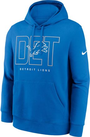 Nike Detroit Lions Busted Play Club Nike Mens NFL Pullover Hoodie in Blue | NKDK45A9J-E7N