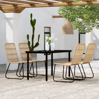 vidaXL Furniture Limited - Juego De Comedor Para Jard&iacute;n 5 Piezas Color