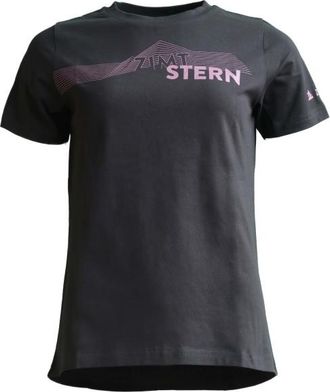 Zimtstern Ridgez Tee S/S T-Shirt f&uuml;r Damen | schwarz/grau
