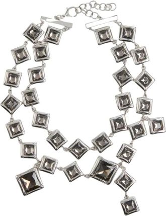Liviana Conti Collana Geometrica a Doppio Filo - - Accessories - Donna - Grigio - ONE SIZE