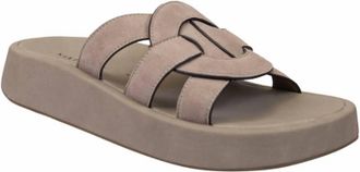 Naked Feet Womens Market Platform Sandal In Taupe