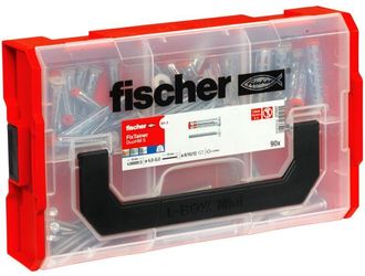 Fischer Fixtainer Duohm Taco Met&aacute;lico Para Paneles Huecos Con Tornillo Tx 4x55, 5x55, 6x55 Anclaje De Alta Carga Compatible Con Placas De Yeso Pladur, Yeso, C