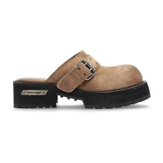 Balenciaga Venom Mule - Dames - Slip ons - Bruin - 35 EU - Leer - Schoenen