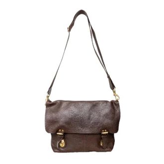 Mulberry Pre-owned Cross Body Bags, male, Brown, Size: ONE SIZE Pre-owned Soft Messenger Bag