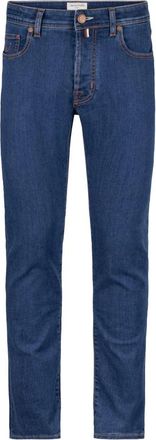 Jacob Cohen Jeans, Heren, Blauw, W36, Katoen, Bard Slim-fit Jeans