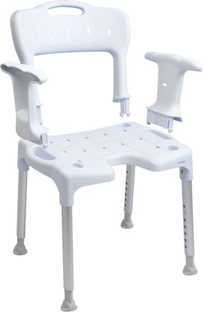 OEM Silla De Ducha Etac Swift Con Reposabrazos Y Respaldo Desmontables, 160 Kg. Color Verde Laguna