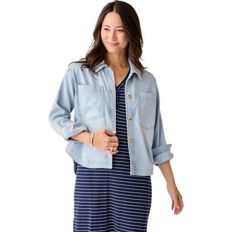 Carve Designs Flora Denim Shacket in Savannah at Nordstrom, Size X-Large