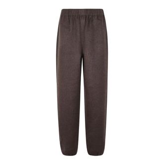 Frankie Shop Sweatpants, female, Brown, M, Delancey Wool Joggers