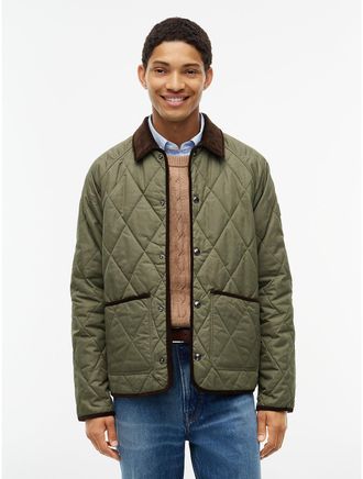 Tommy Hilfiger Mens Quilted Waxed Liner Jacket - Ghost Fern - XL