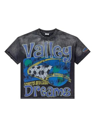 Vale printed T-shirt - Zwart