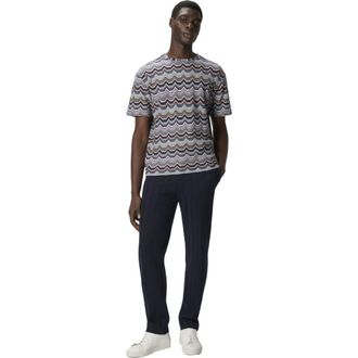 Missoni Crew Neck T-shirt With Geometric Zigzag in Multicoloured at Nordstrom, Size X-Large
