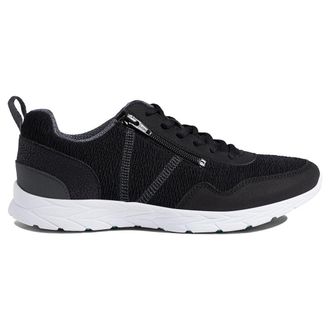 Vionic Jtta Textile Synthetic Womens Lace Up Trainers - Black - Size:UK 4.5