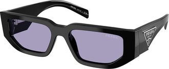 Prada PR 09ZSF Asian Fit 16K01O Mens Sunglasses Black Size 55