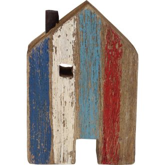 Beachcombers Wooden Seaside Village Cottage Decorative Figurine 6.5 in Red at Nordstrom