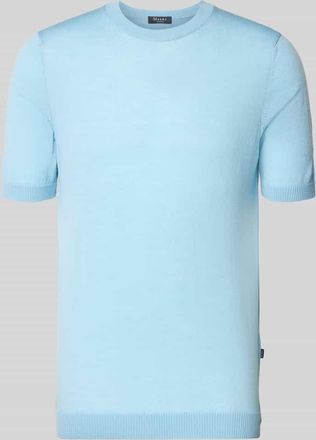Maerz MAERZ Muenchen Strickshirt mit Rundhalsausschnitt in Aqua, Gr&ouml;&szlig;e 48