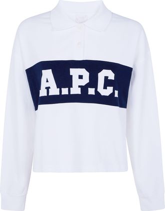 A.P.C. A. P.C. Polo Shirt White Brianne