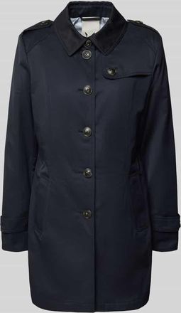 Fuchs Schmitt Trenchcoat mit &Auml;rmelriegeln in Marine, Gr&ouml;&szlig;e 34