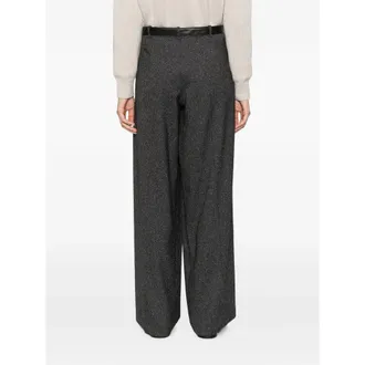 Darkpark Wide-Leg Tailored Trousers - Gray