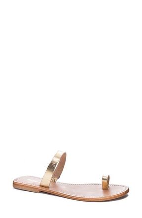 42 Gold Zola Slide Sandal at Nordstrom, Size 7.5