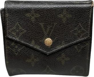Louis Vuitton Pre-owned Leren Portemonnee - Dames - Vintage Accessoires - Bruin - ONE Size - Leer - Vintage