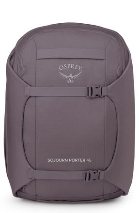 Osprey Sojourn Porter 46-Liter Recycled Nylon Travel Backpack in Graphite Purple at Nordstrom