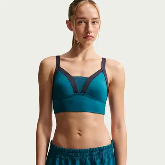 Nike Womens Swim Midkini in Blue | NESSG293-448