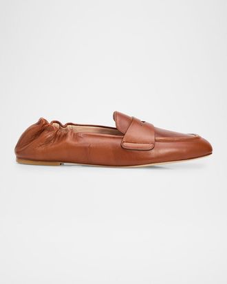 Stuart Weitzman Bryant Leather Penny Loafers