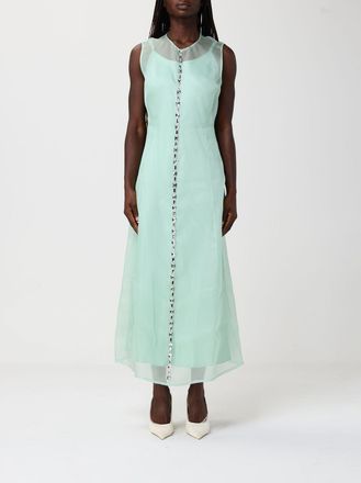 Fabiana Filippi Abito midi Fabiana Filippi in organza con strass applicati