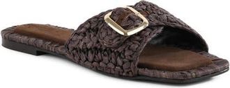 Seychelles Morning Brunch Woven Slide Sandal in Chocolate at Nordstrom, Size 6.5