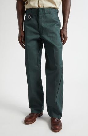 Undercover x Dickies Twill Work Pants in Dark Green at Nordstrom, Size 3