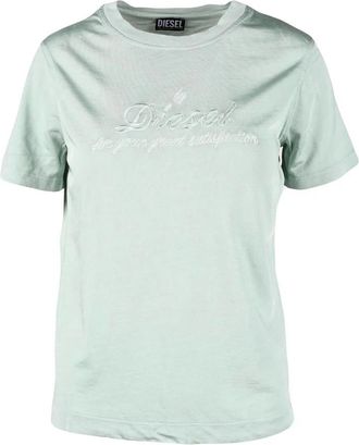 Diesel T-Shirts - Dames - T-shirts - Groen - M - Tops