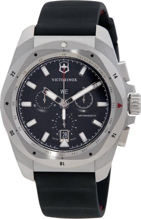 Victorinox by Swiss Army I.N.O.X. Chronograph Quartz Black Dial Mens Watch 241983