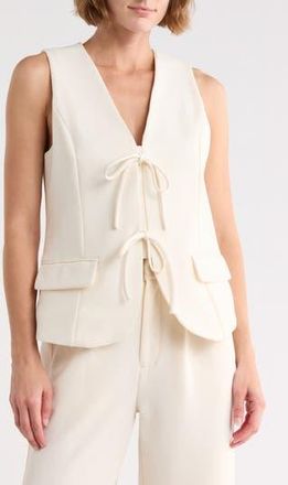 French Connection The Front Vest in Ecru at Nordstrom Rack, Size X-Large
