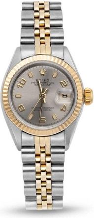 Rolex Pre-owned Rolex Datejust Automatic Chronometer Grey Dial Ladies Watch 79173 GYAJ