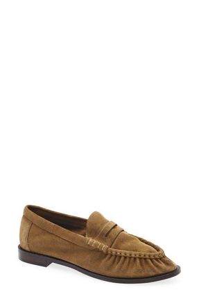 Rag & Bone Lexi Penny Loafer in Dijon Suede at Nordstrom, Size 37.5