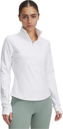 Under Armour Motion 1/2 Zip Womens Sweatshirt White/Halo Gray : LG (US 12-14), Polyester