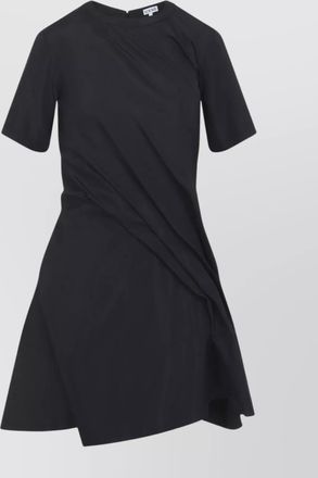Loewe draped asymmetric dress short sleeves