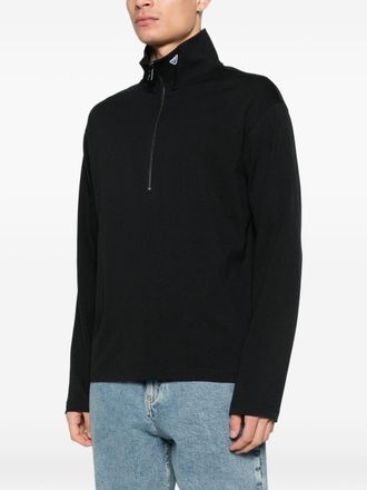 Emporio Armani Half-Zip Half-Zip Sweatshirt - Black